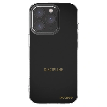 Picasee silikonski prozorni ovitek za Apple iPhone 16 Pro - Discipline