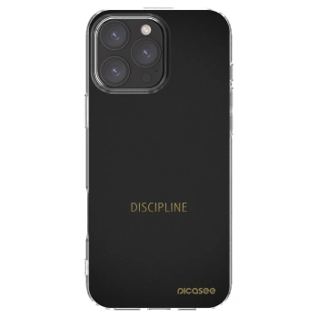 Picasee silikonski prozorni ovitek za Apple iPhone 16 Pro Max - Discipline