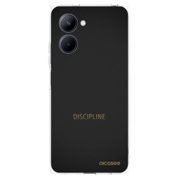 Picasee silikonski prozorni ovitek za Realme C33 (2023) - Discipline