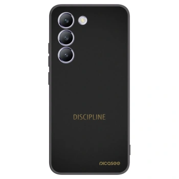 Picasee silikonski črni ovitek za Vivo V40 SE 5G - Discipline