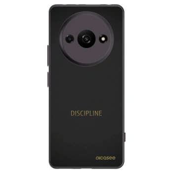 Picasee silikonski črni ovitek za Xiaomi Redmi A3 - Discipline