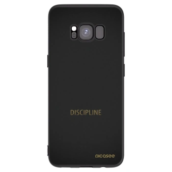 Picasee silikonski črni ovitek za Samsung Galaxy S8 G950F - Discipline