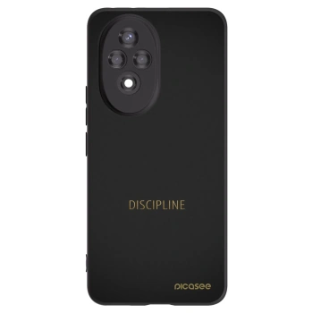 Picasee silikonski črni ovitek za Honor 200 Pro 5G - Discipline
