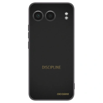 Picasee silikonski črni ovitek za OnePlus Nord 4 - Discipline