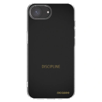 Picasee silikonski prozorni ovitek za Apple iPhone 16e - Discipline
