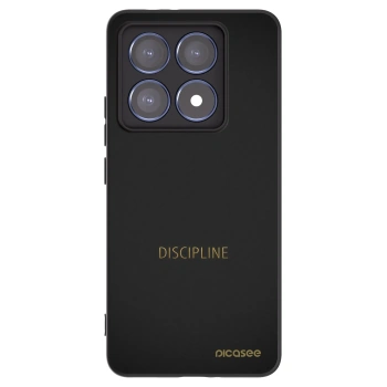 Picasee silikonski črni ovitek za Xiaomi 14T Pro - Discipline