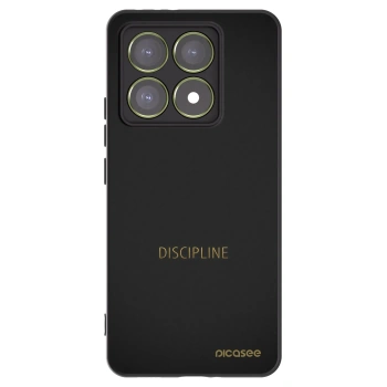 Picasee silikonski črni ovitek za Xiaomi 14T - Discipline