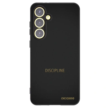 Picasee silikonski črni ovitek za Samsung Galaxy S24 FE S721B - Discipline