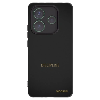 Picasee silikonski črni ovitek za Xiaomi Redmi Note 14 5G - Discipline