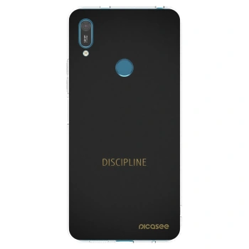 Picasee silikonski prozorni ovitek za Huawei Y7 2019 - Discipline