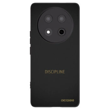 Picasee silikonski črni ovitek za Honor Magic7 Lite 5G - Discipline