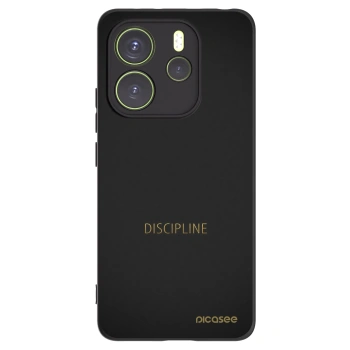 Picasee silikonski črni ovitek za Xiaomi Redmi Note 14 4G - Discipline