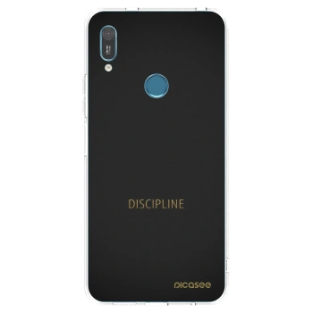 Picasee silikonski prozorni ovitek za Huawei Y6 2019 - Discipline
