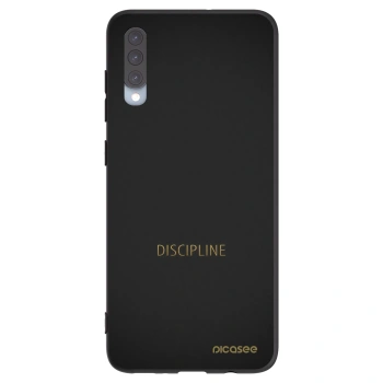 Picasee silikonski črni ovitek za Samsung Galaxy A70 A705F - Discipline