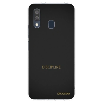 Picasee silikonski prozorni ovitek za Samsung Galaxy A40 A405F - Discipline