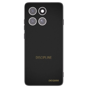 Picasee silikonski črni ovitek za Motorola Edge 60 Fusion - Discipline