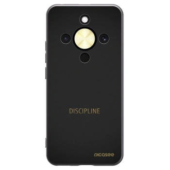Picasee silikonski črni ovitek za Honor Magic8 Lite 5G - Discipline