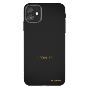 Picasee silikonski prozorni ovitek za Apple iPhone 11 - Discipline