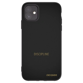 Picasee silikonski črni ovitek za Apple iPhone 11 - Discipline