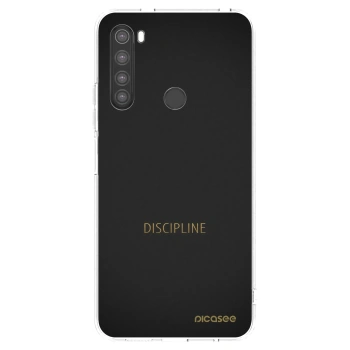 Picasee silikonski prozorni ovitek za Xiaomi Redmi Note 8 - Discipline