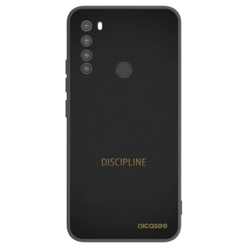 Picasee silikonski črni ovitek za Xiaomi Redmi Note 8 - Discipline