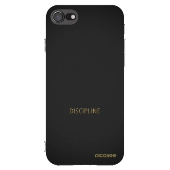Picasee silikonski prozorni ovitek za Apple iPhone SE 2020 - Discipline