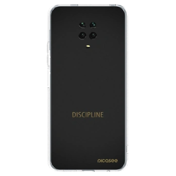 Picasee silikonski prozorni ovitek za Xiaomi Redmi Note 9S - Discipline