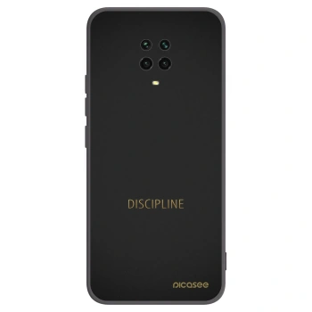 Picasee silikonski črni ovitek za Xiaomi Redmi Note 9S - Discipline