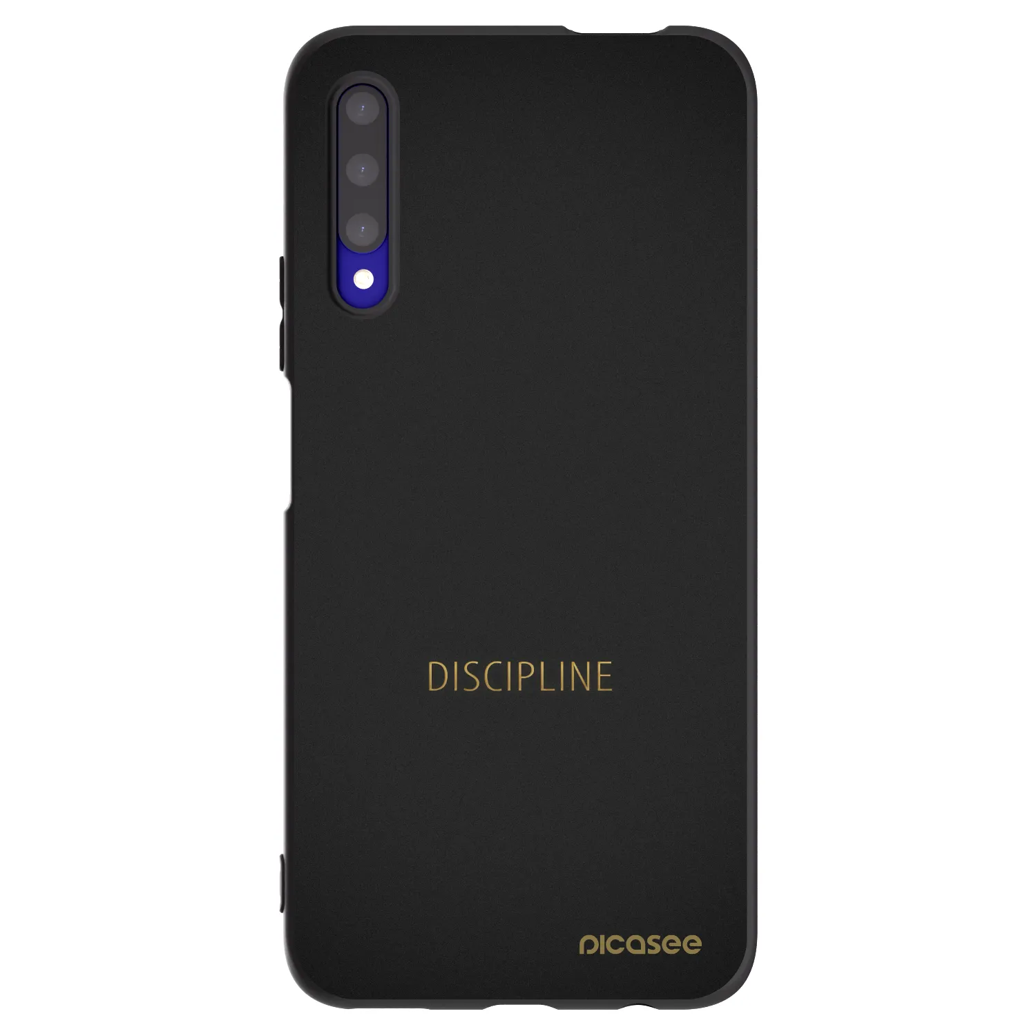 Picasee silikonski črni ovitek za Honor 9X Pro - Discipline
