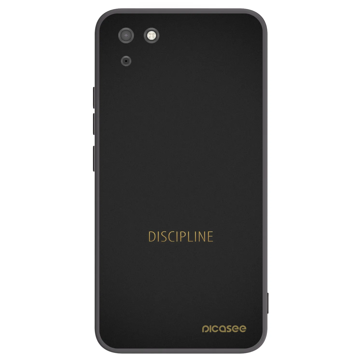 Picasee silikonski črni ovitek za Huawei Y5P - Discipline