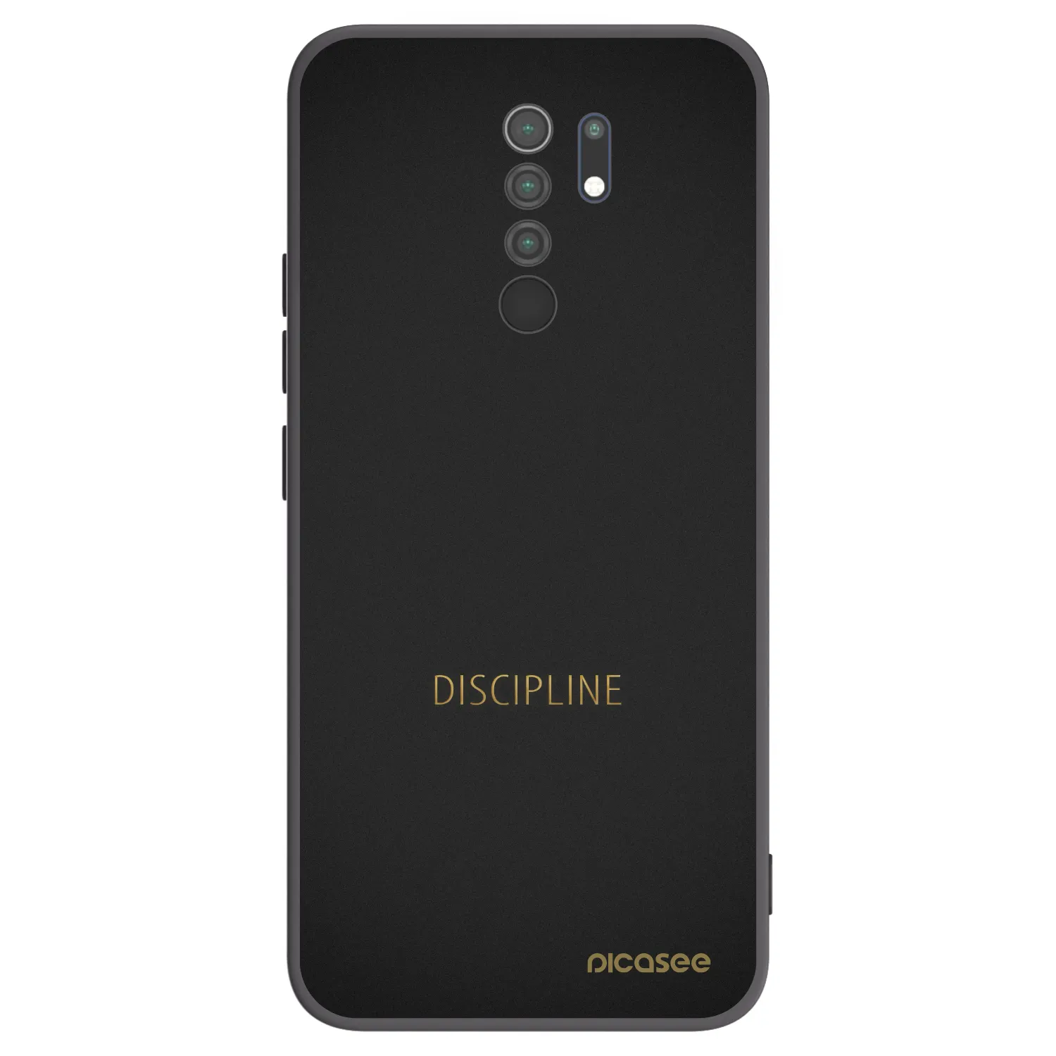 Picasee silikonski črni ovitek za Xiaomi Redmi 9 - Discipline