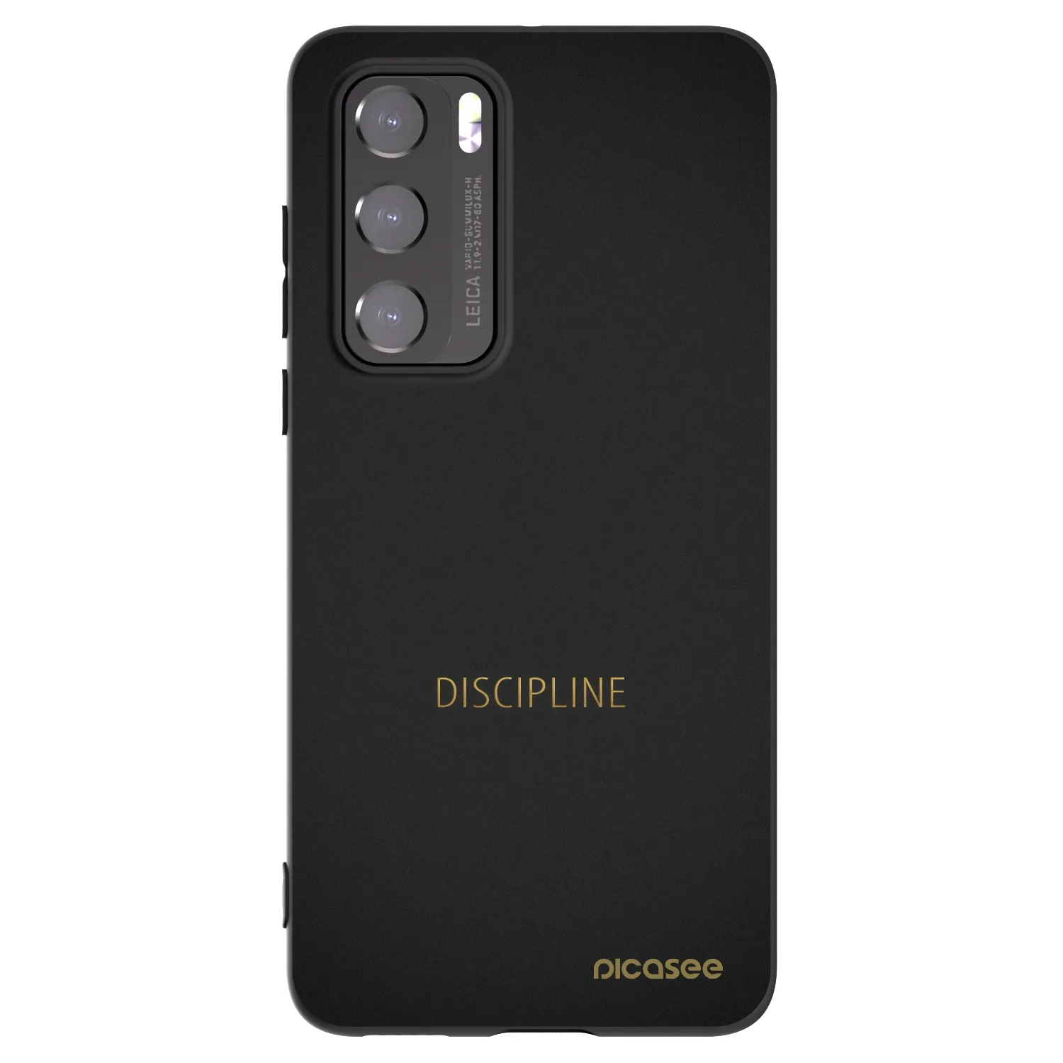Picasee silikonski črni ovitek za Huawei P40 - Discipline