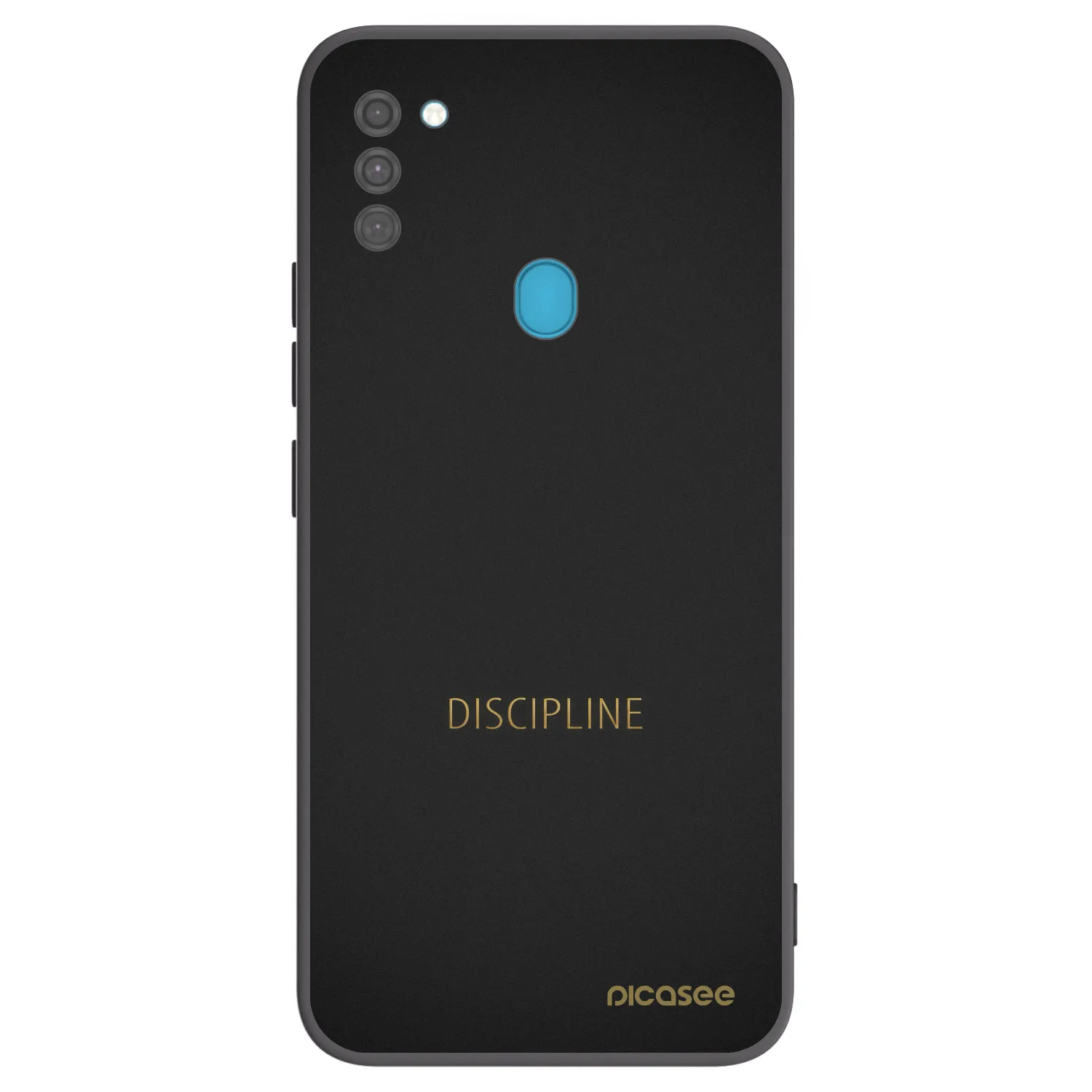 Picasee silikonski črni ovitek za Samsung Galaxy M11 - Discipline