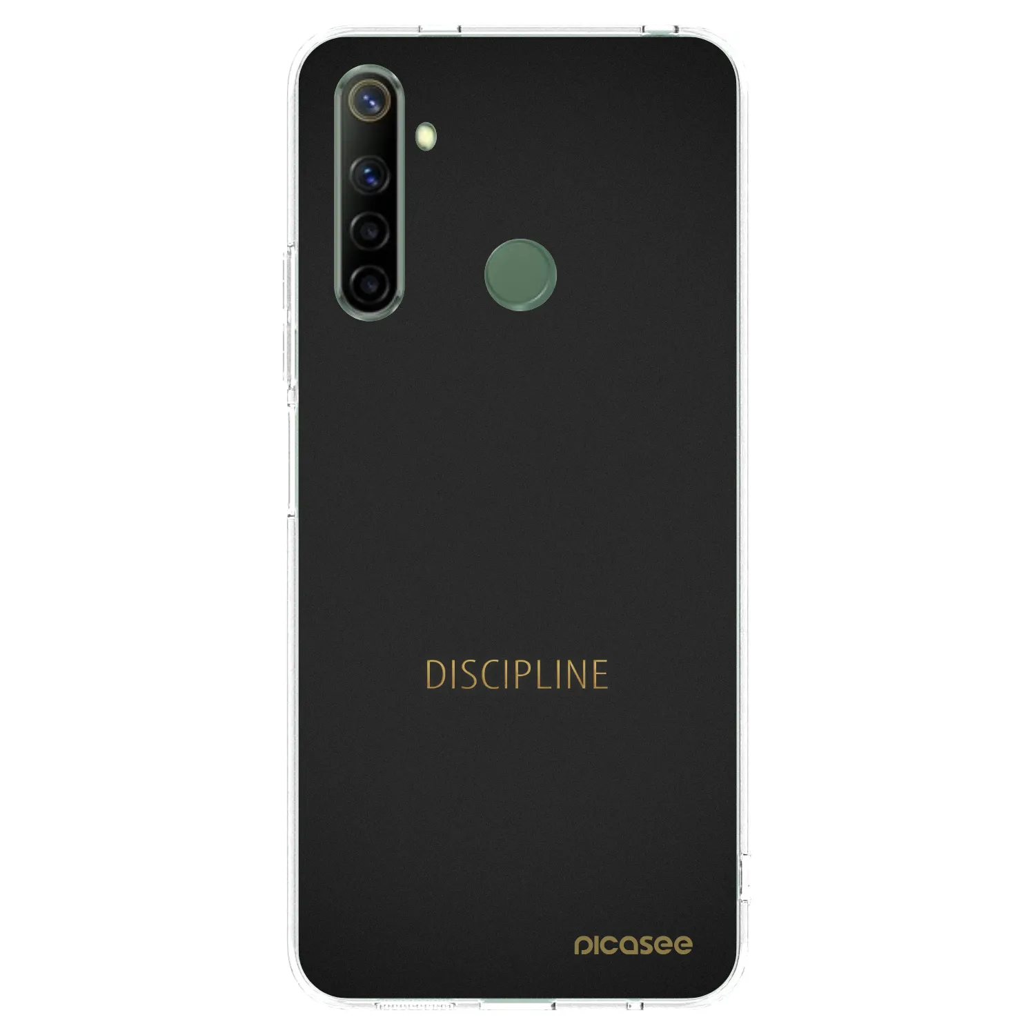 Picasee silikonski prozorni ovitek za Realme 6i - Discipline