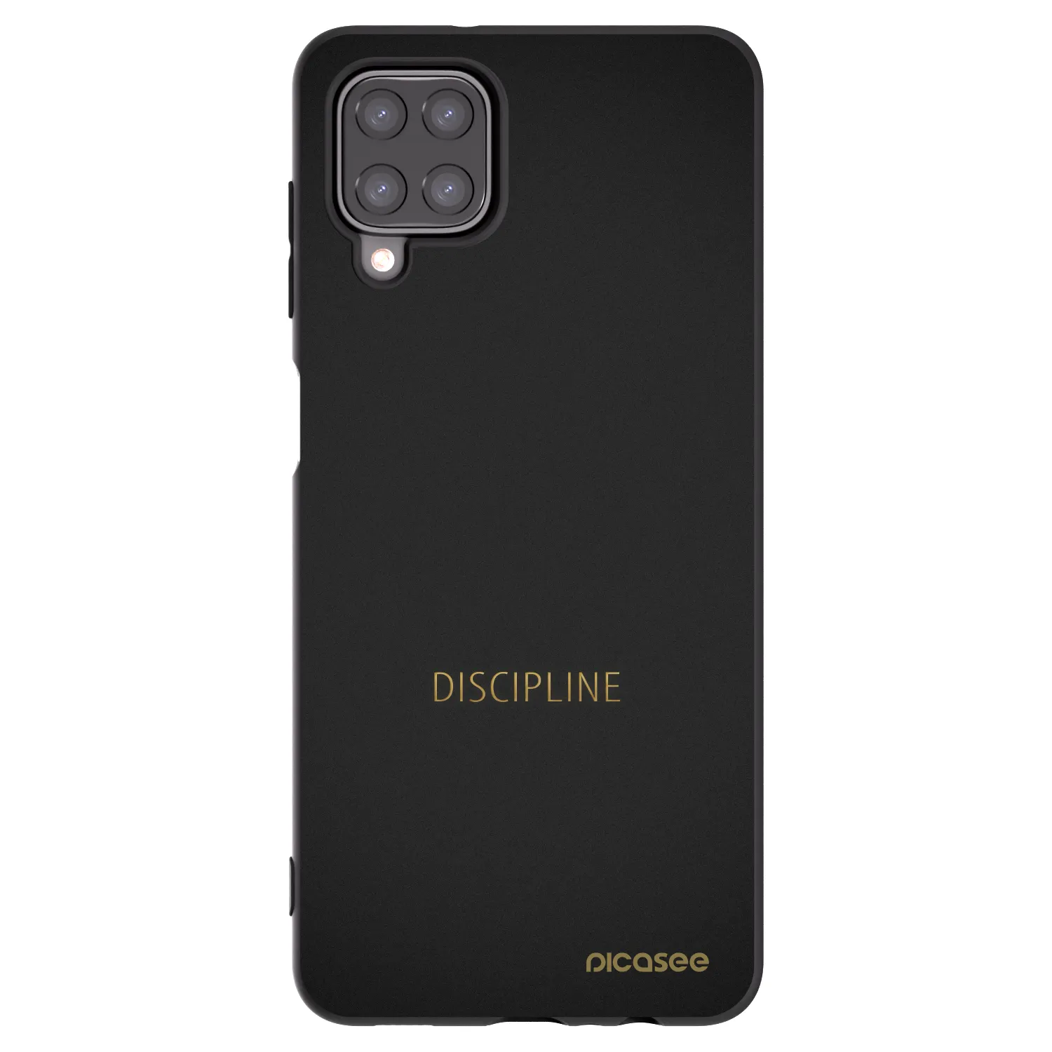 Picasee silikonski črni ovitek za Samsung Galaxy A12 A125F - Discipline