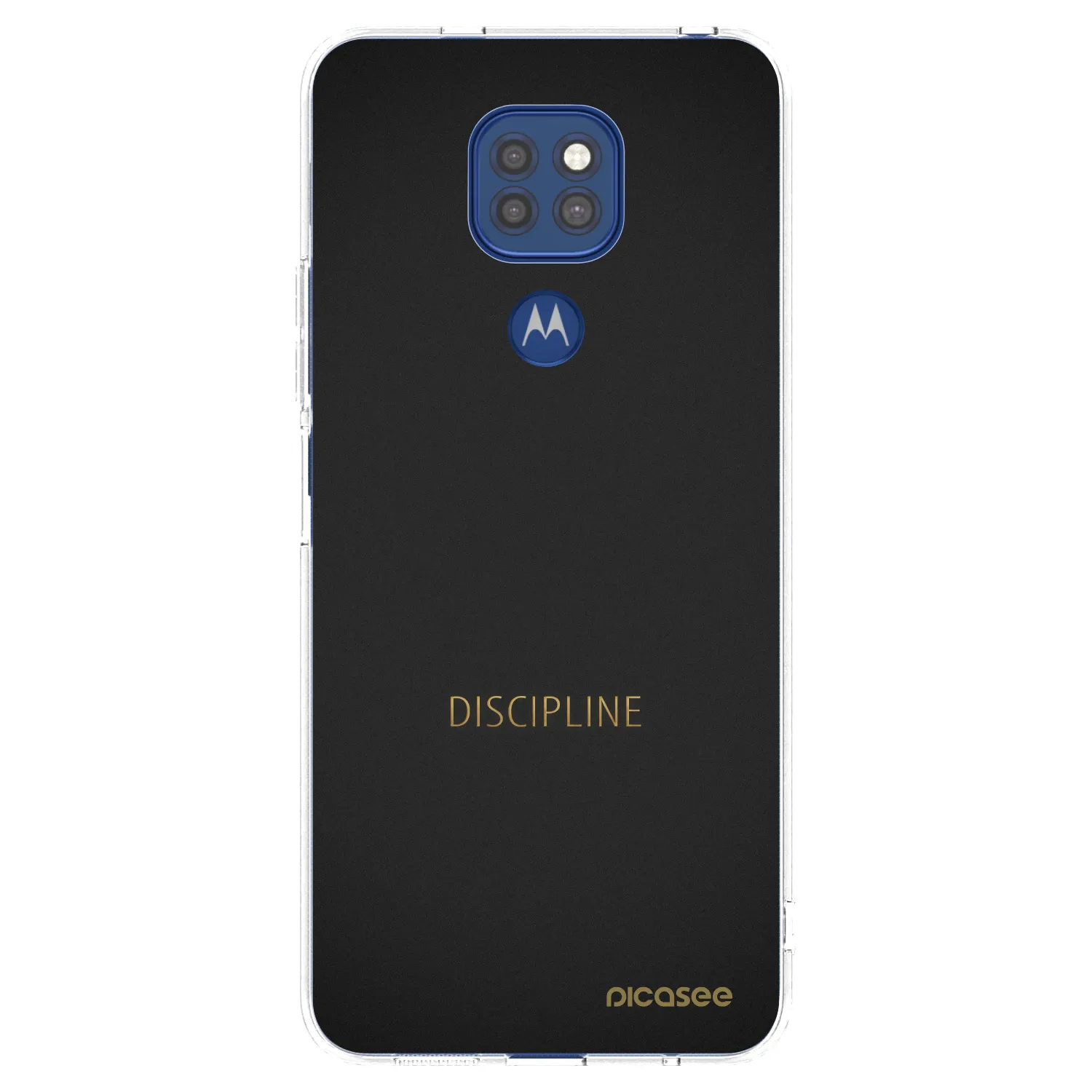 Picasee silikonski prozorni ovitek za Motorola Moto G9 Play - Discipline