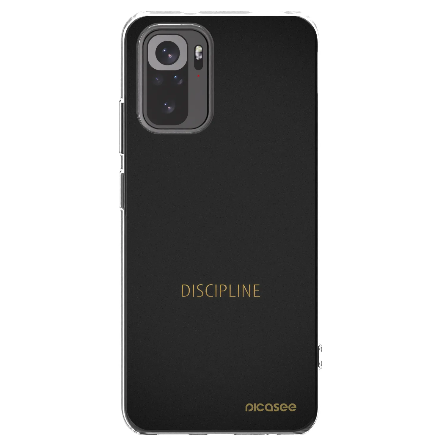 Picasee silikonski prozorni ovitek za Xiaomi Redmi Note 10S - Discipline