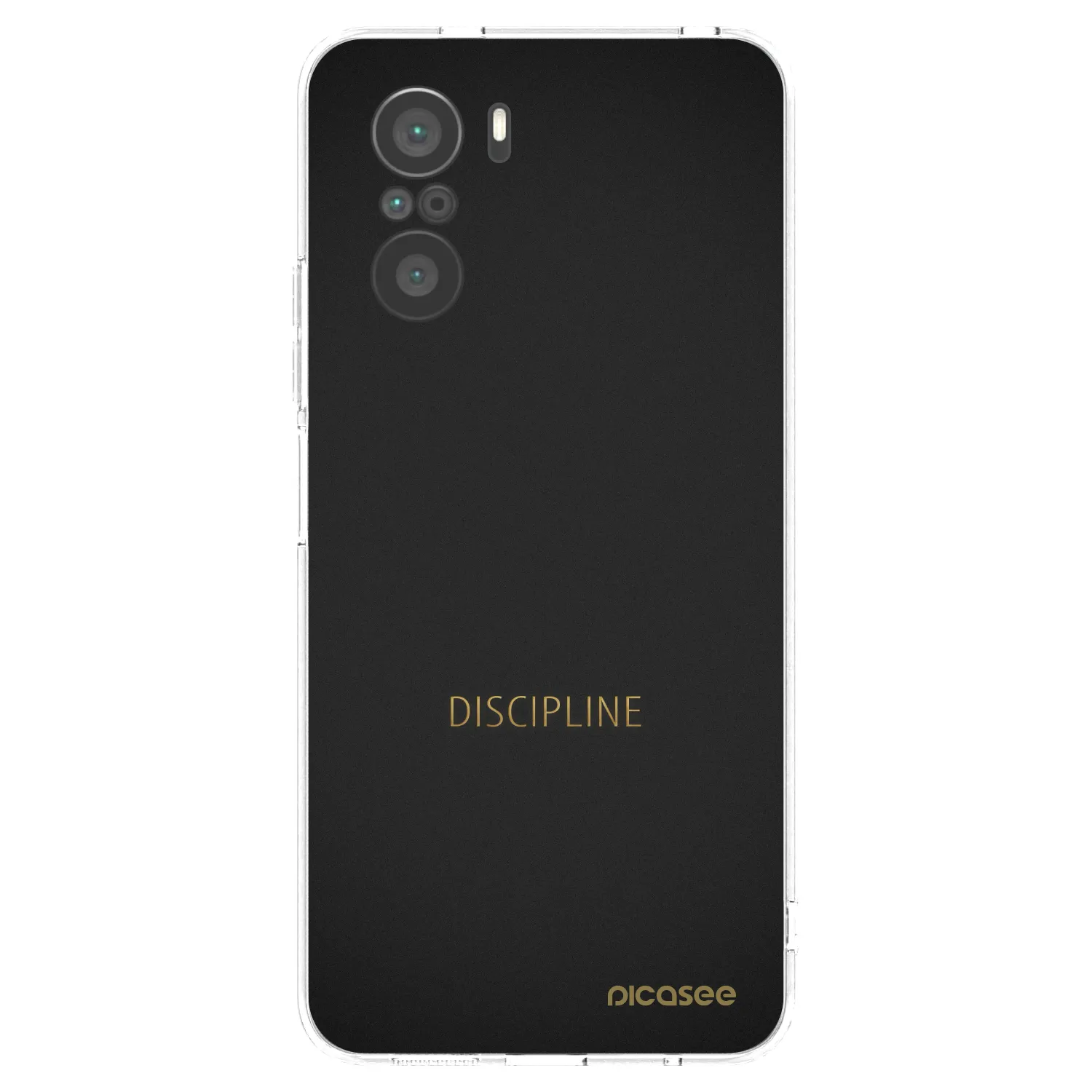 Picasee silikonski prozorni ovitek za Xiaomi Poco F3 - Discipline
