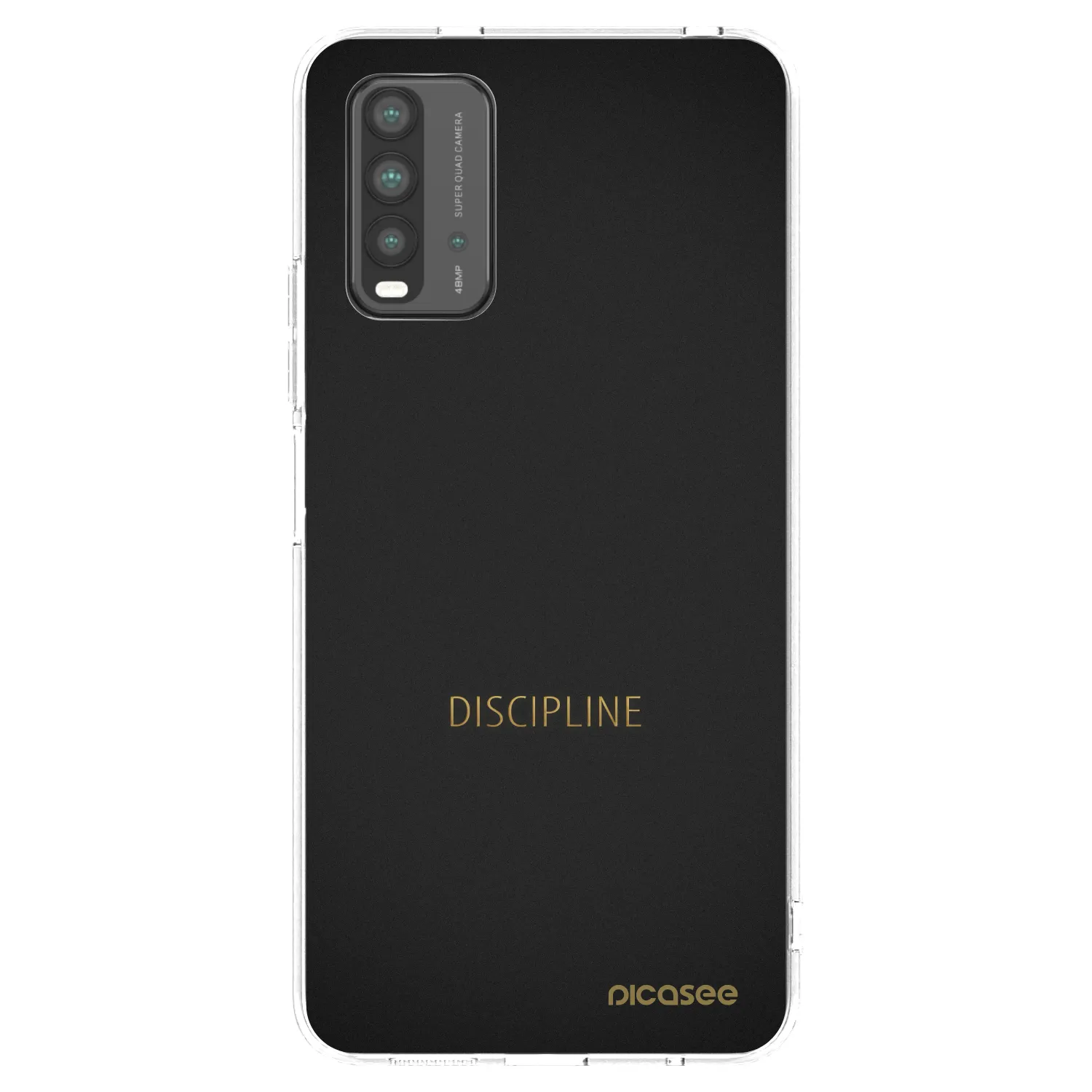 Picasee silikonski prozorni ovitek za Xiaomi Redmi 9T - Discipline
