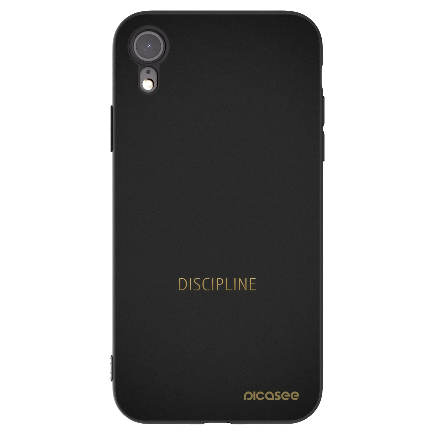 Picasee silikonski črni ovitek za Apple iPhone 6 Plus/6S Plus - Discipline