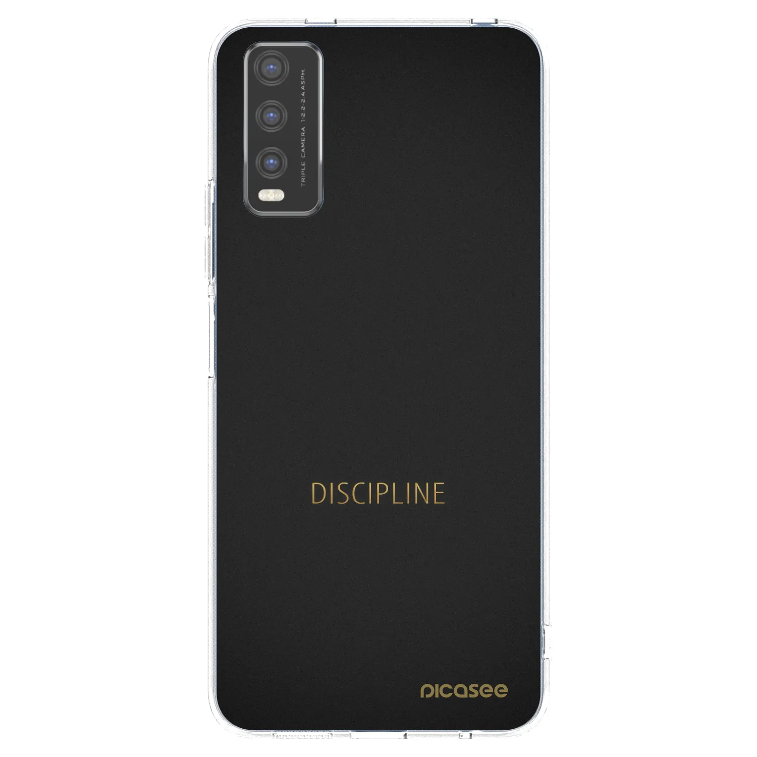 Picasee silikonski prozorni ovitek za Vivo Y20s - Discipline