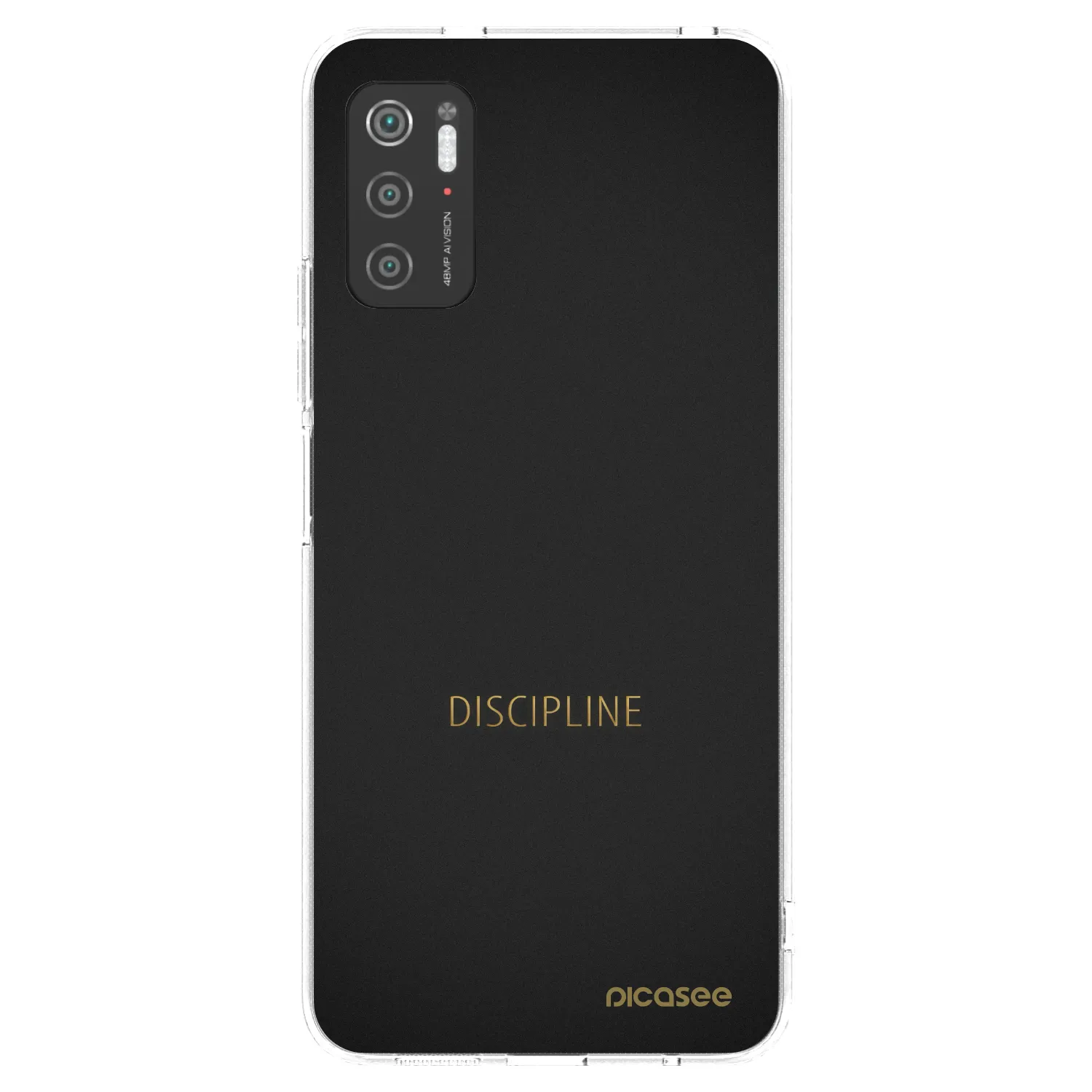 Picasee silikonski prozorni ovitek za Xiaomi Poco M3 Pro 5G - Discipline