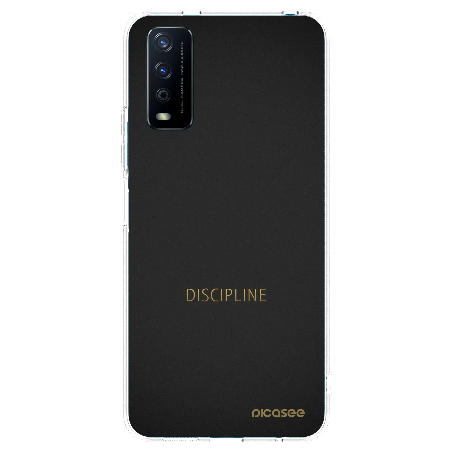 Picasee silikonski prozorni ovitek za Vivo Y11s - Discipline