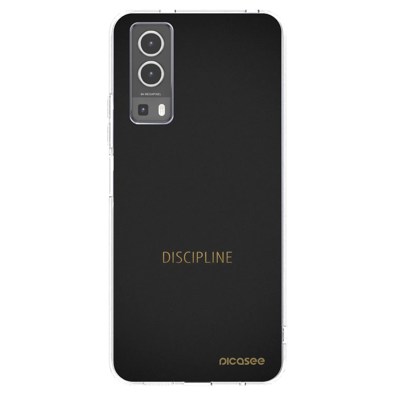 Picasee silikonski prozorni ovitek za Vivo Y72 5G - Discipline