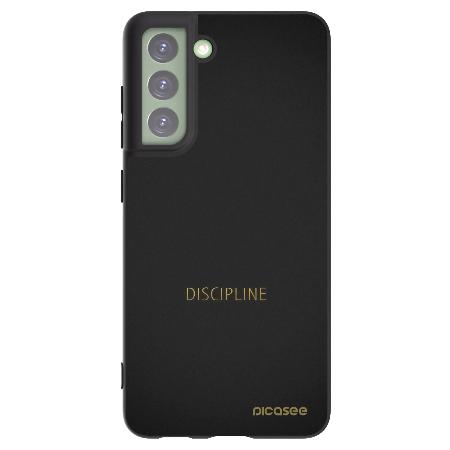 Picasee silikonski črni ovitek za Samsung Galaxy S21 FE 5G - Discipline