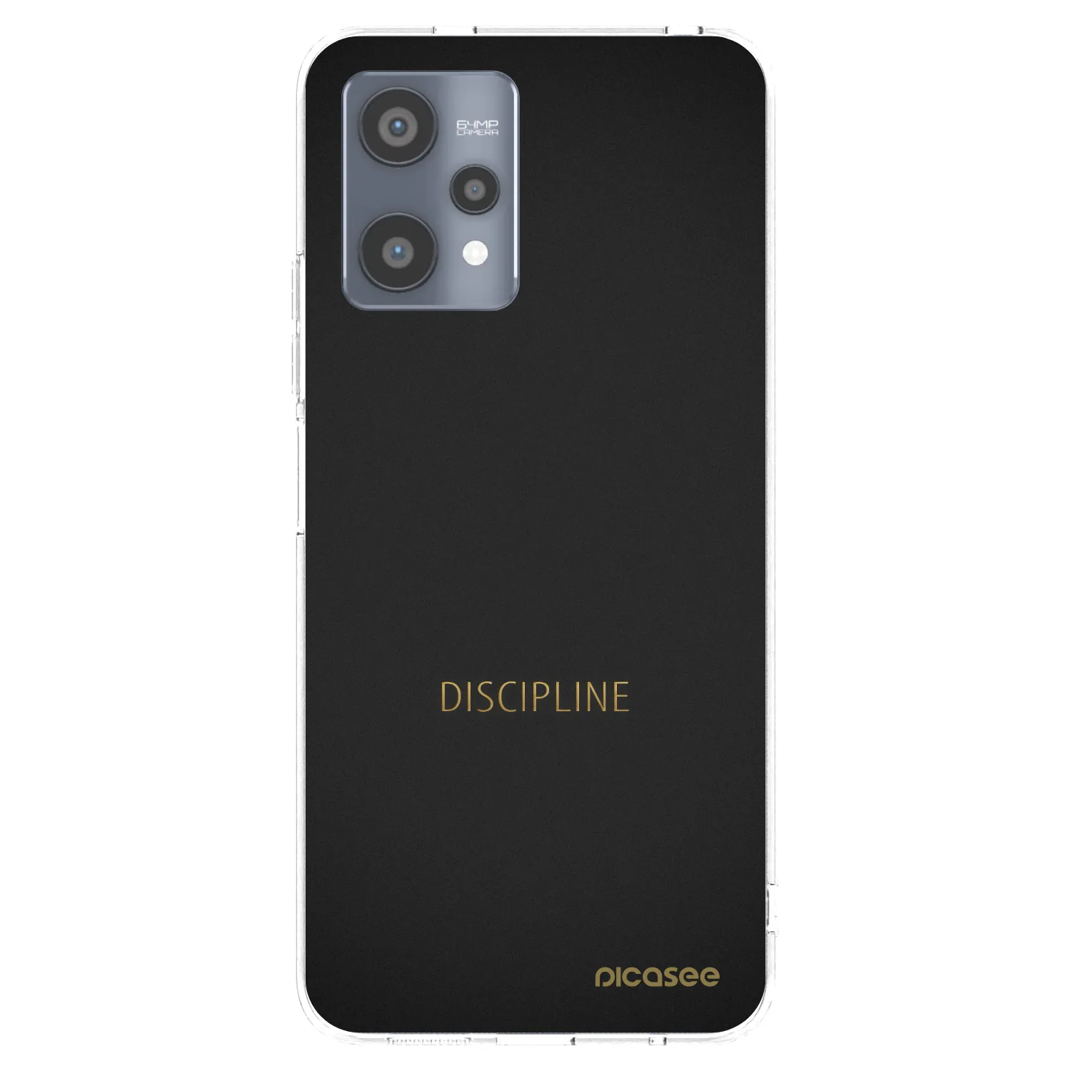 Picasee silikonski prozorni ovitek za Realme 9 Pro 5G - Discipline
