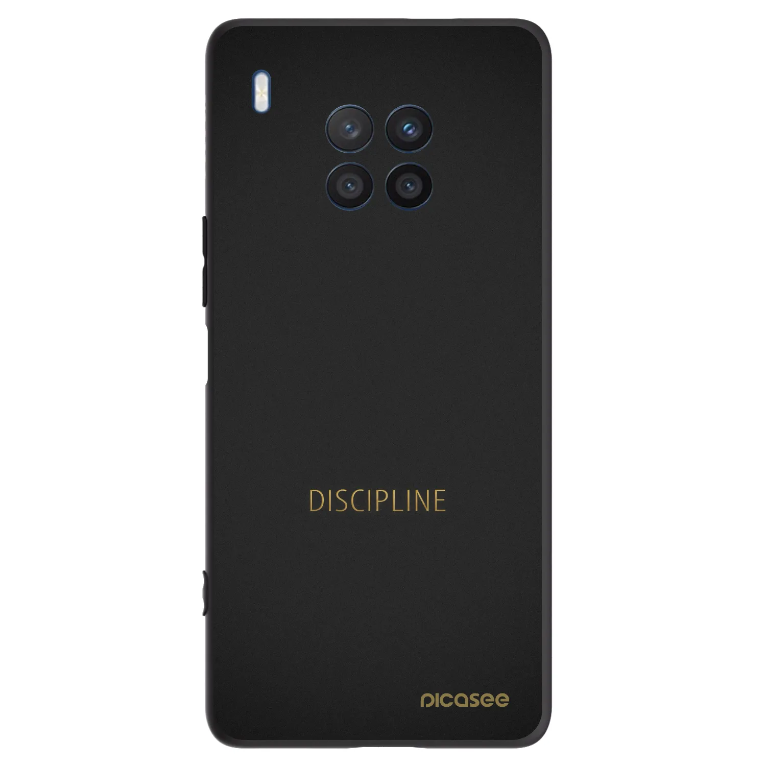 Picasee silikonski črni ovitek za Honor 50 Lite - Discipline