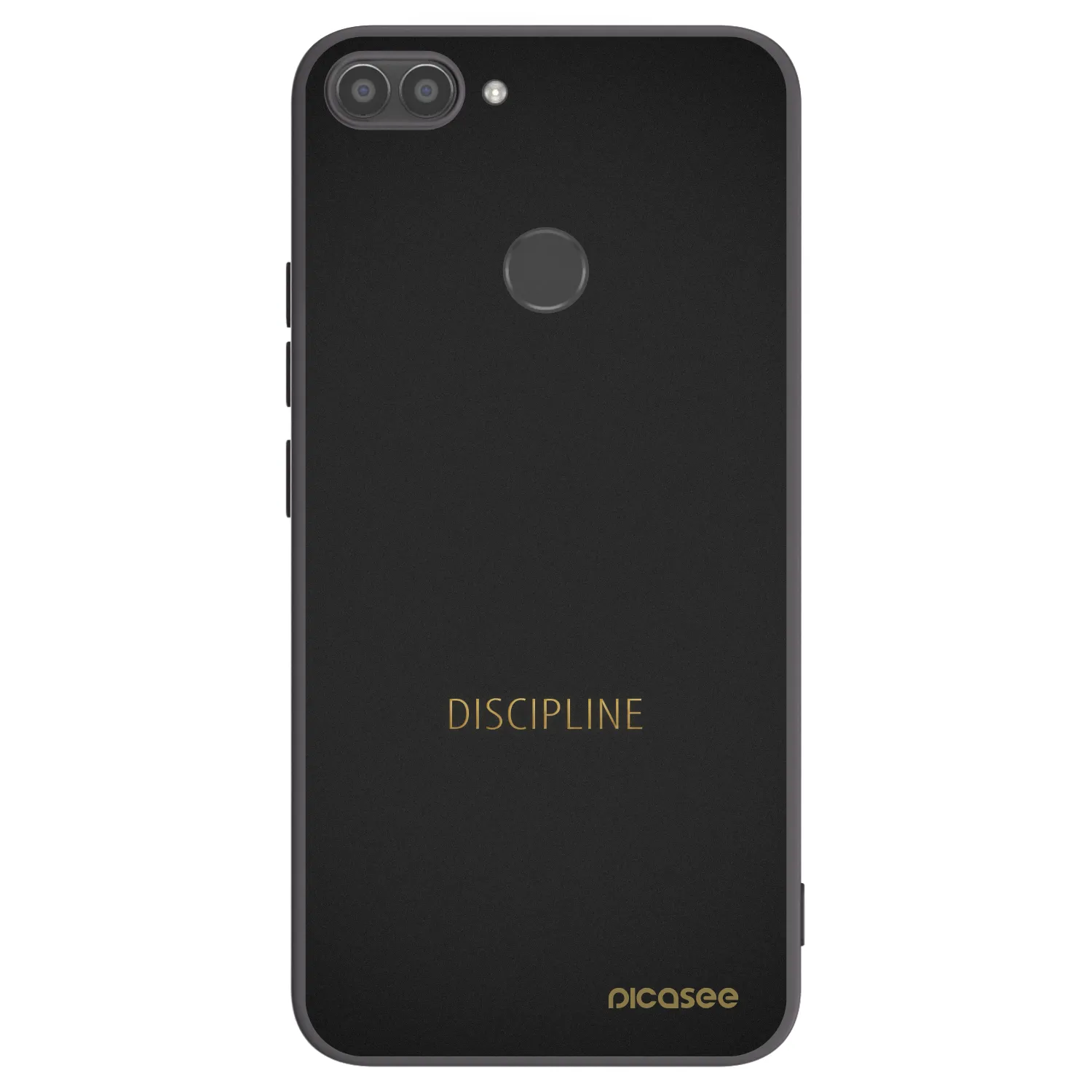 Picasee silikonski črni ovitek za Huawei P Smart - Discipline