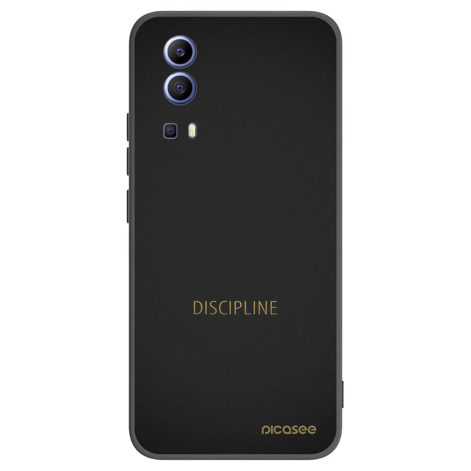 Picasee silikonski črni ovitek za Vivo Y52 5G - Discipline