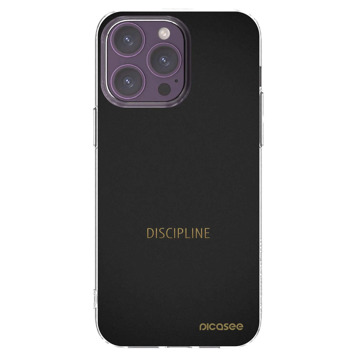 Picasee silikonski prozorni ovitek za Apple iPhone 14 Pro Max - Discipline
